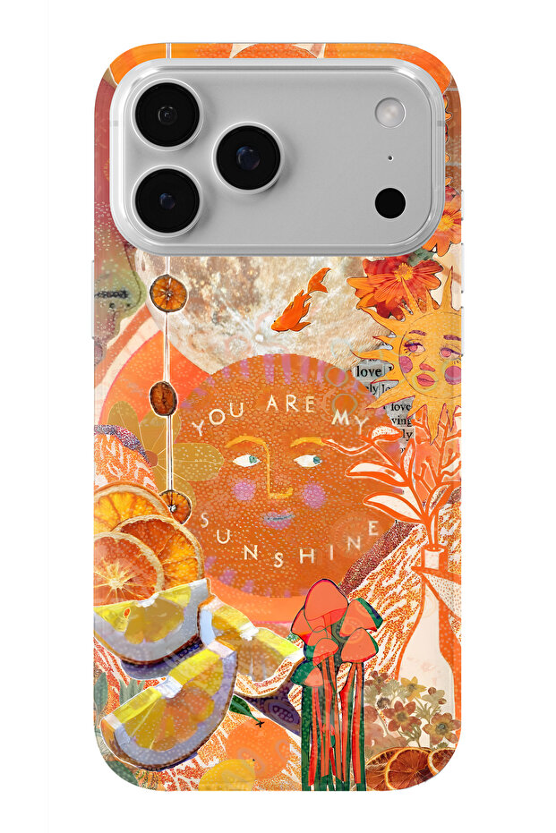 حافظة شفافة مطبوعة بتصميم Sunshine متوافقة مع هاتف iPhone 17 Pro - 1