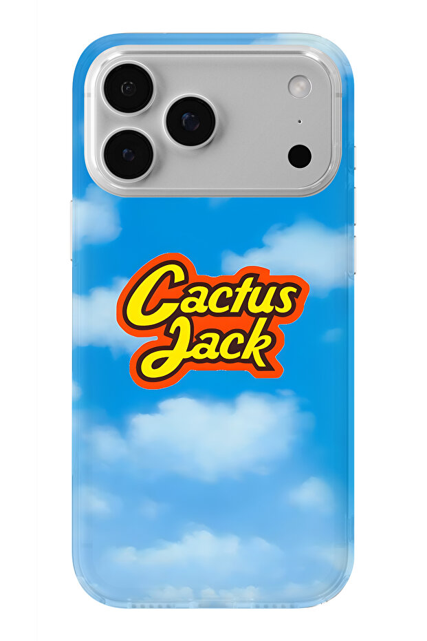 iPhone 17 Pro Compatible Cactus Jack Design Printed Transparent Case - 1