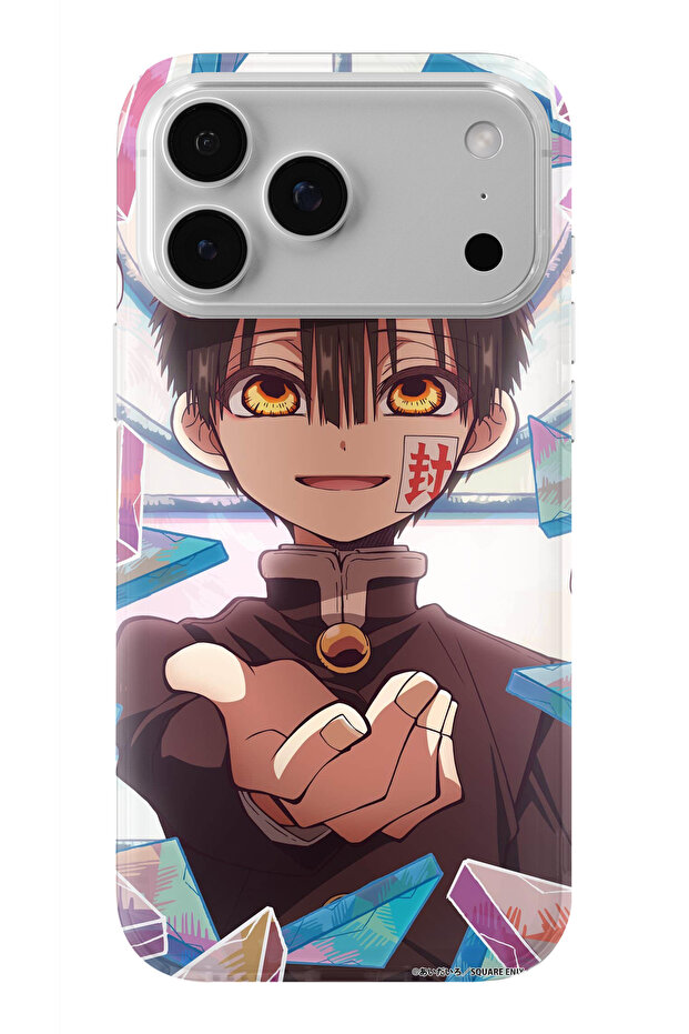 iPhone 17 Pro Compatible Toilet Ghost Design Printed Transparent Case - 1