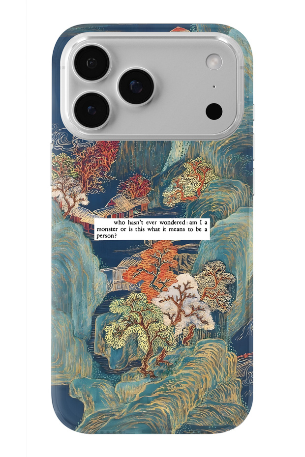 iPhone 17 Pro Max Compatible Monster Design Printed Transparent Case - 1