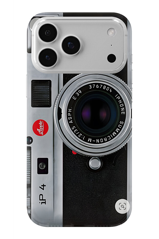 حافظة شفافة مطبوعة بتصميم Leica Camera 4 متوافقة مع iPhone 17 Pro - 1