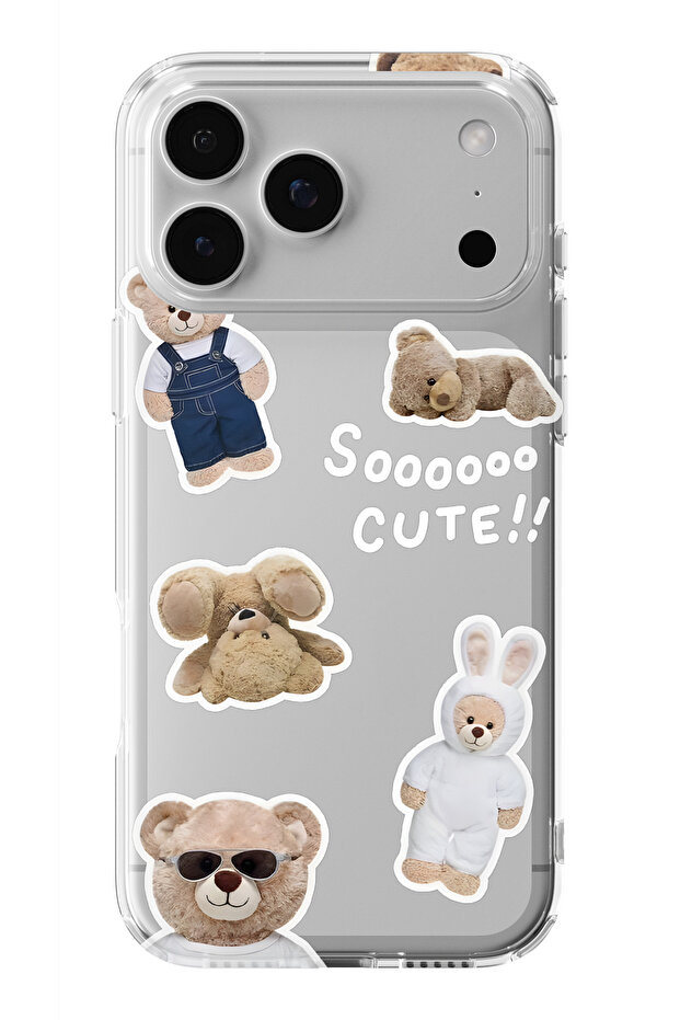 حافظة شفافة مطبوعة بتصميم لطيف ومتوافقة مع هاتف iPhone 17 Pro Max - 1