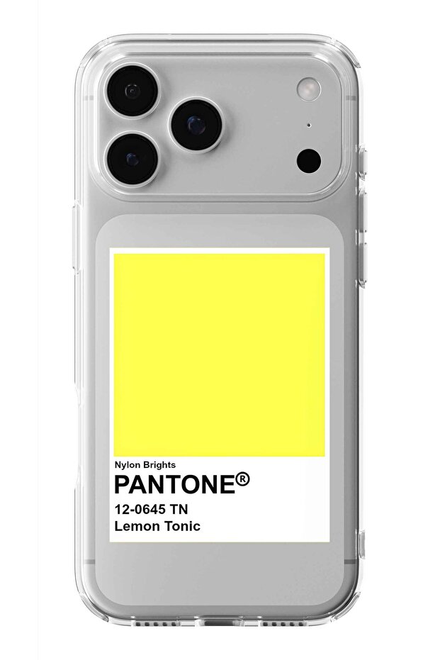 حافظة شفافة مطبوعة بتصميم ليمون تونيك متوافقة مع هاتف آيفون 17 برو - 1