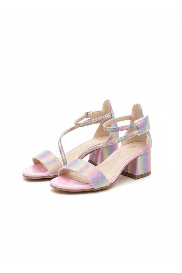 Girls' Stone-Festonated Evening Dress Shoes