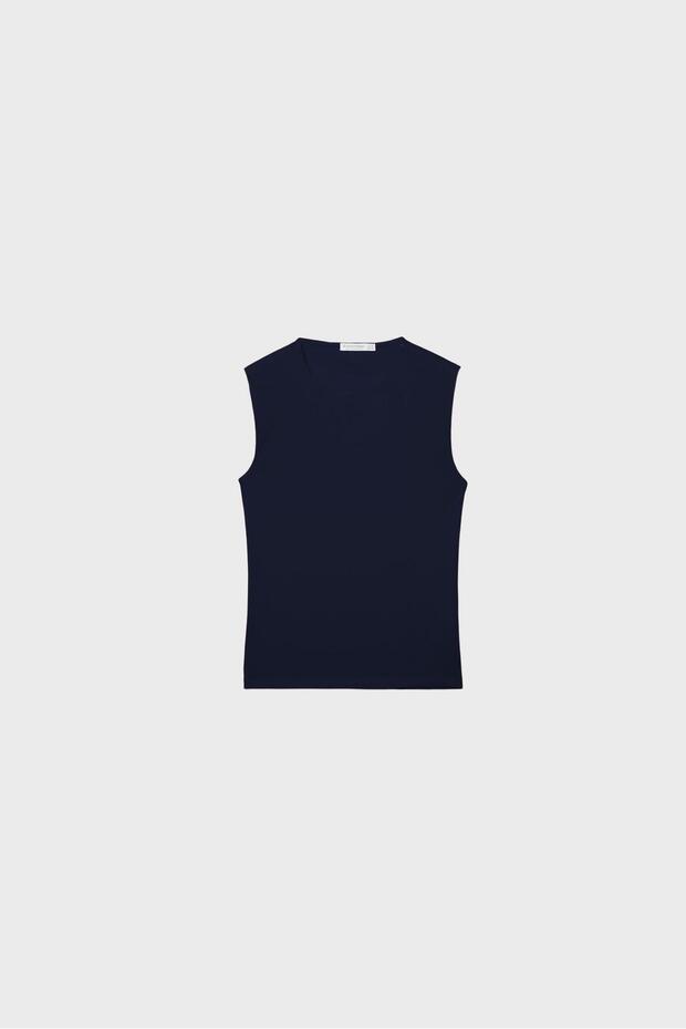 Basic kolsuz tişört - 5