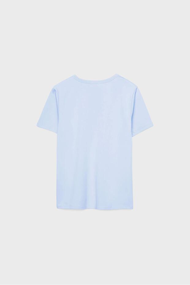 Yumuşak dokunuşlu regular basic tişört - 7