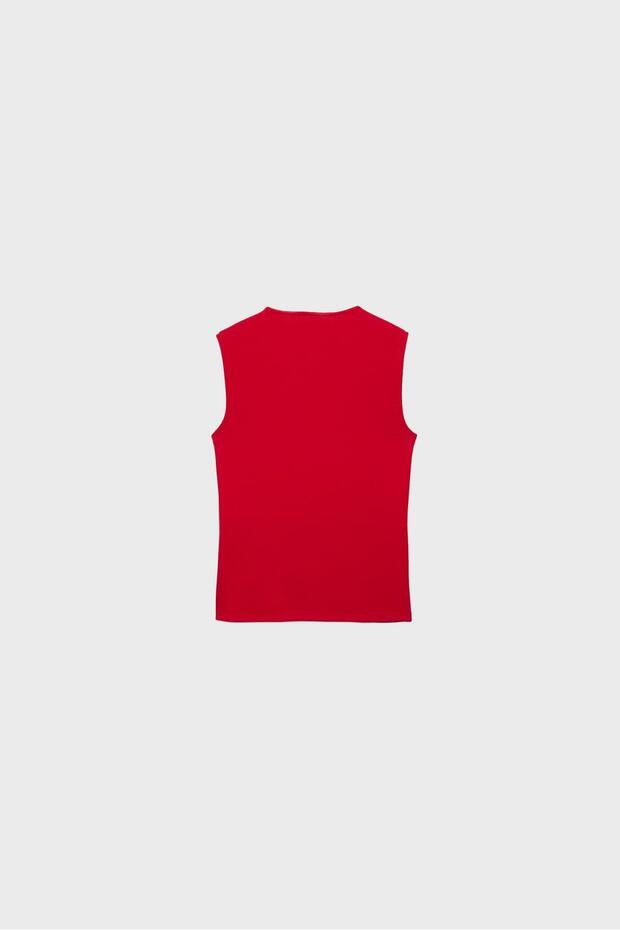 Basic kolsuz tişört - 7