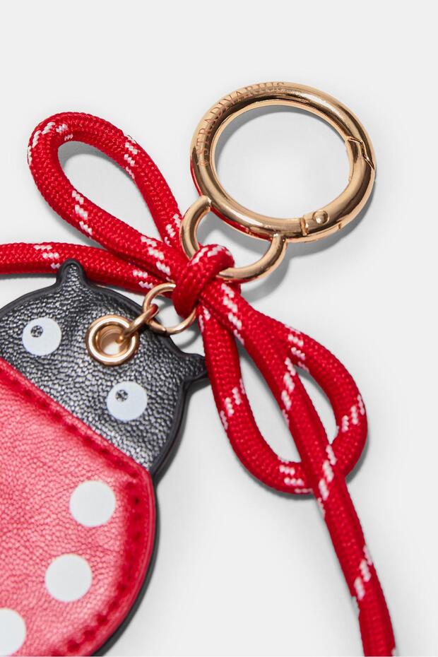 سلسلة مفاتيح مزينة بتعليقة الدعسوقة - 2