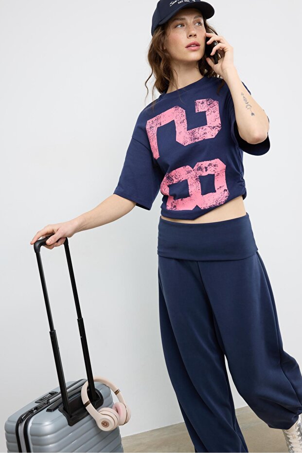 Oversize crop t-shirt - 1