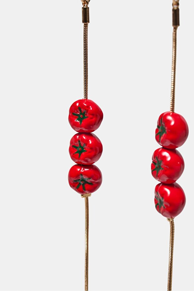 أقراط شلال الطماطم - 3