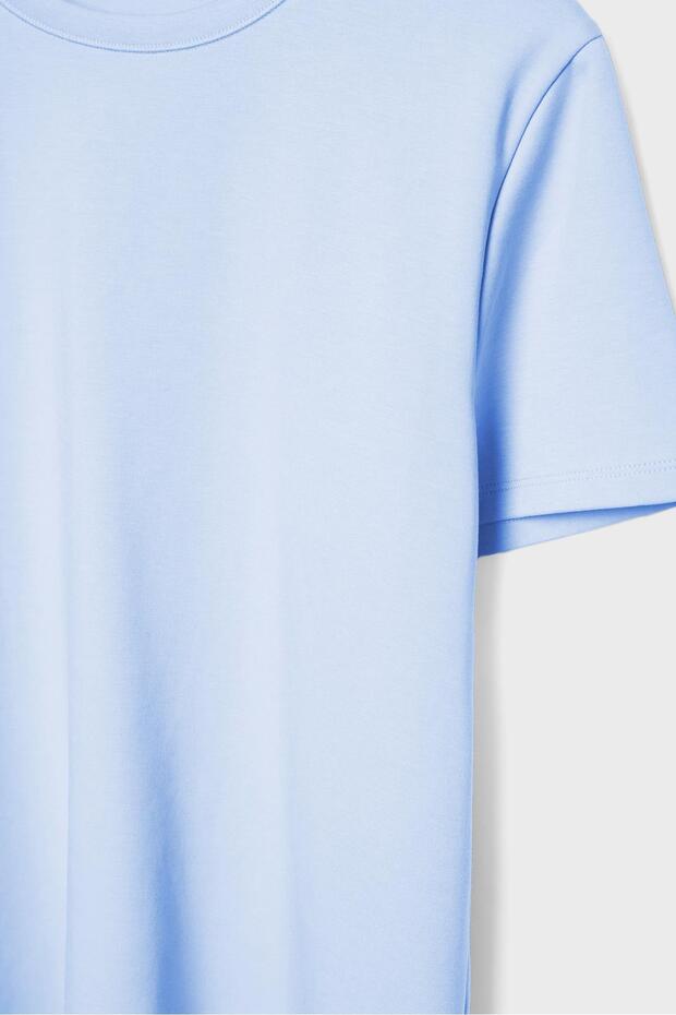 Yumuşak dokunuşlu regular basic tişört - 8