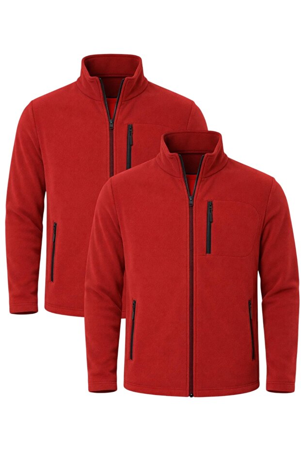 2-Pack Unisex Anti-Pilling Non-Pilling Standard Fit Cold-Proof Fleece