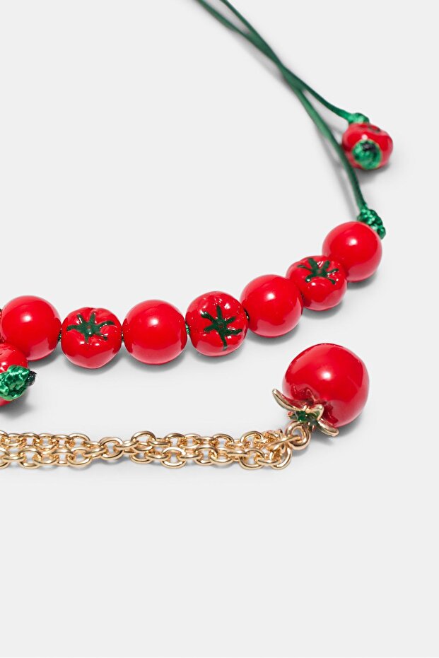 2'li domates kolye seti - 2