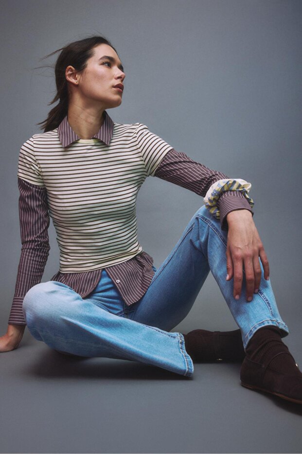 D67 dar kesim bootcut jean - 1