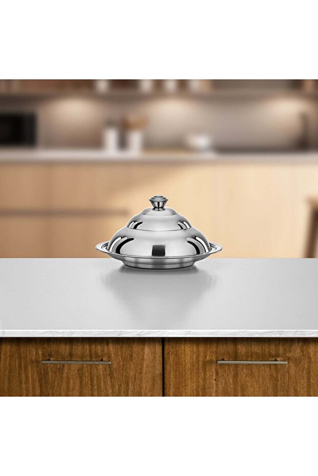 Koozy Tray Stainless Steel Silver 30 cm