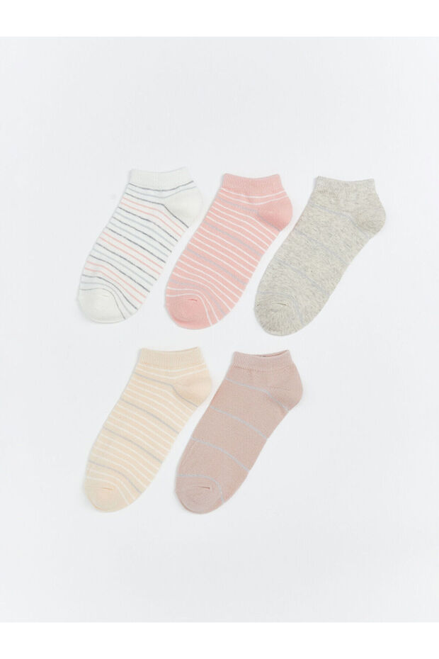 Nevavm Striped Women's Booties Socks with a Difference, Pack of 5