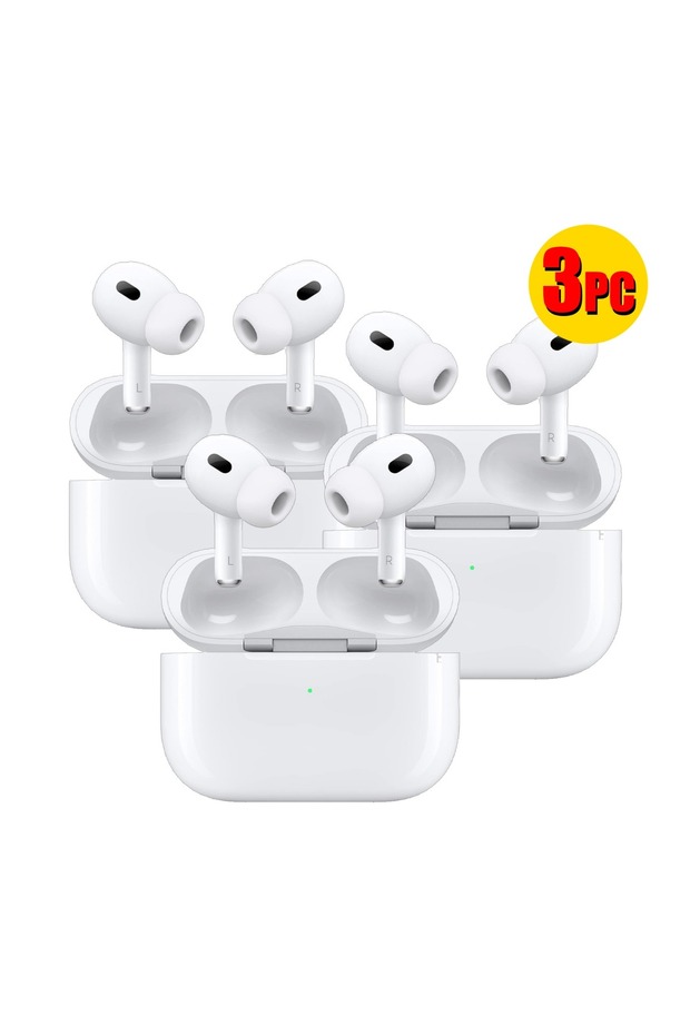 3 سماعات أذن لاسلكية PC-Earpods Pro تعمل باللمس مع شحن لاسلكي