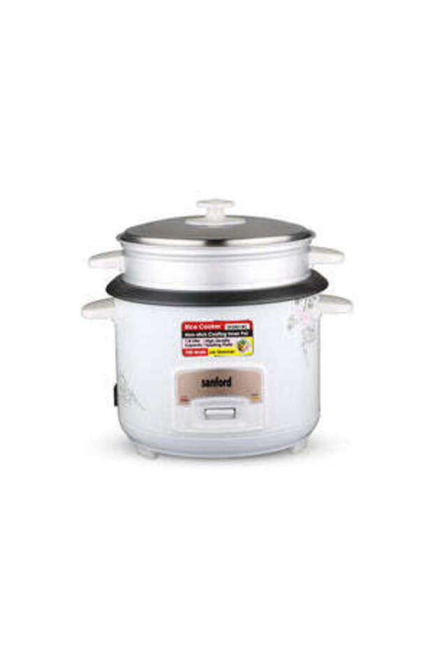 1.8 L Electric Rice Cooker with 700 W Steamer and Keep Warm Function