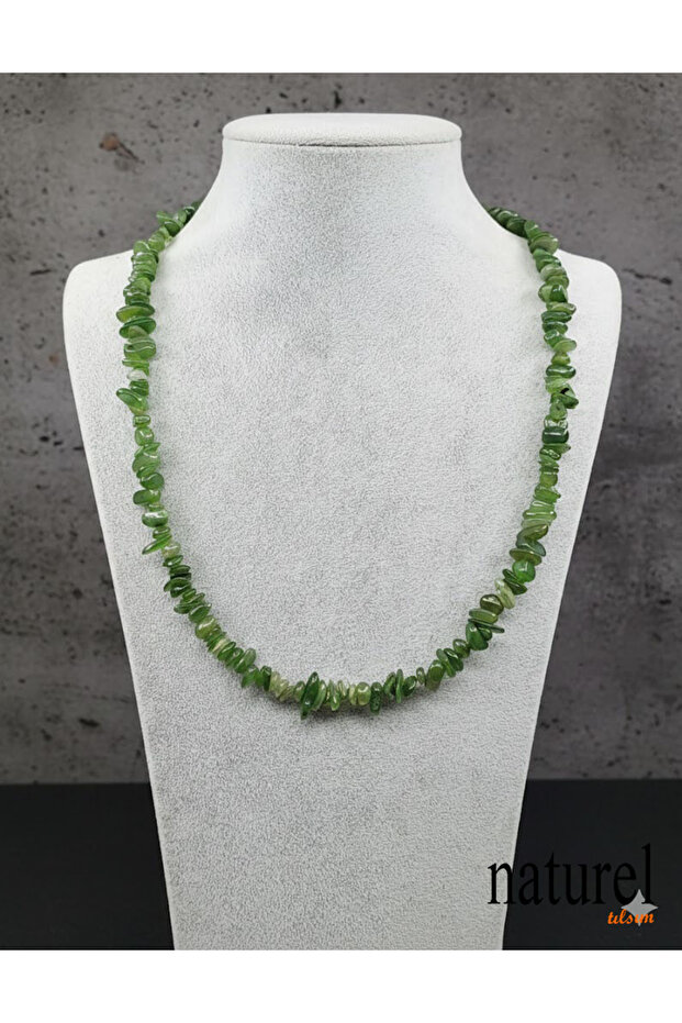 Original Jade Cracked Natural Stone Necklace