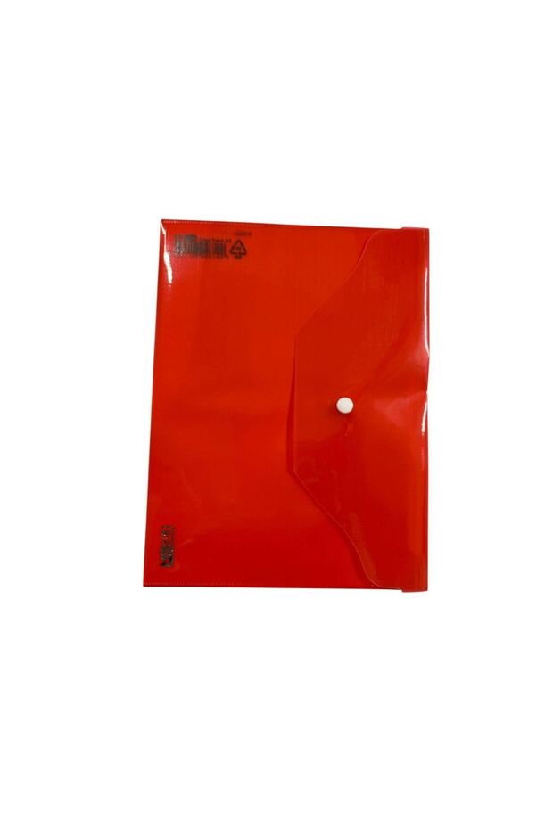 ملف A5 ذو مشبك - أحمر - 1