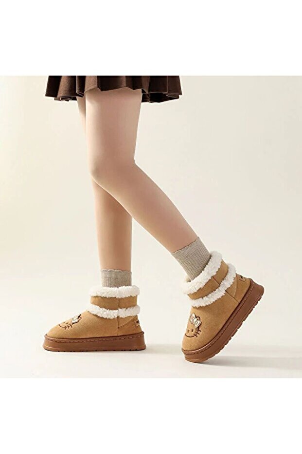 OPHELLA Kürklü Hello Kitty Bot - 4