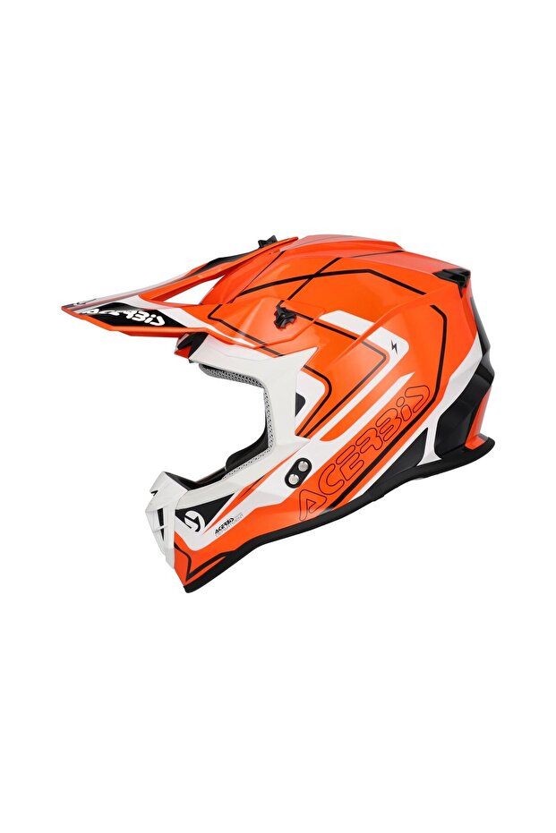 Lınear Kask 2206 Turuncu Beyaz - 3