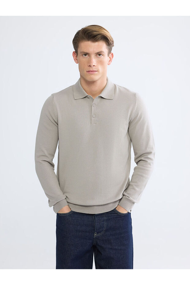 Men's Triko Pullover with Turn-Down Roba Collar from Uzg Store for Style Enthusiasts