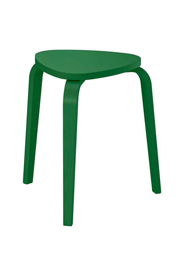 KYRRE ahşap tabure , yeşil - 4