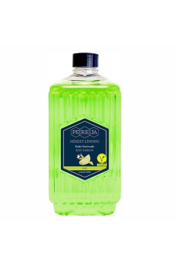 Pereja Lime Olive Oil Liquid Soap 1500 ml | Vegan, Fresh and Revitalizing Scented