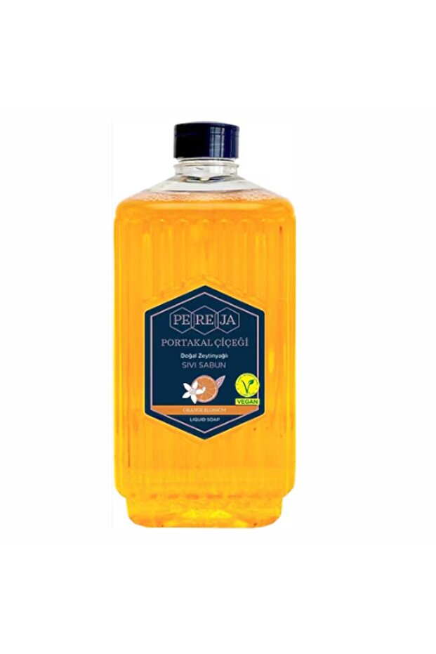 Pereja Orange Blossom Olive Oil Liquid Soap 1500 ml | Vegan, Fresh and Long-Lasting Fragrance
