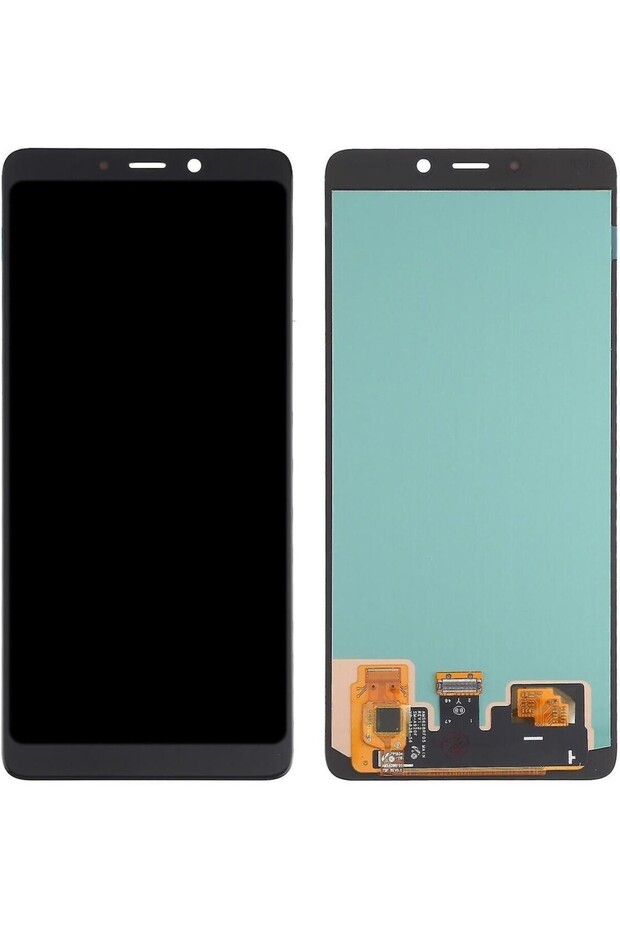 لوحة شاشة LCD تعمل باللمس من نوع OLED لهاتف سامسونج جالاكسي A9 (2018)