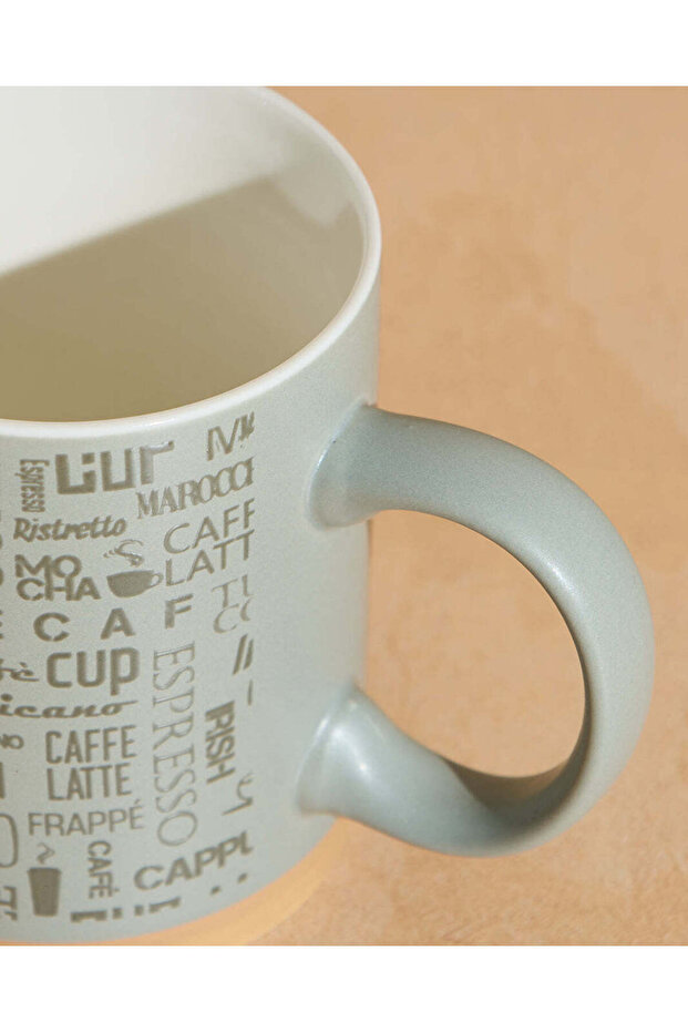 Mint Printed Coffee Mug - 3