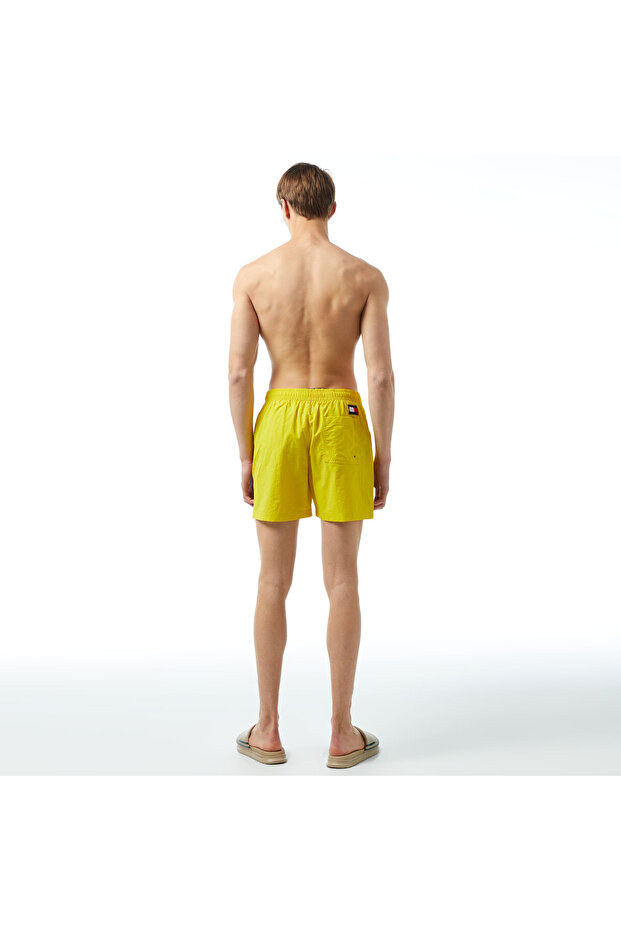 Medium Drawstring Erkek Sarı Deniz Şortu - 2