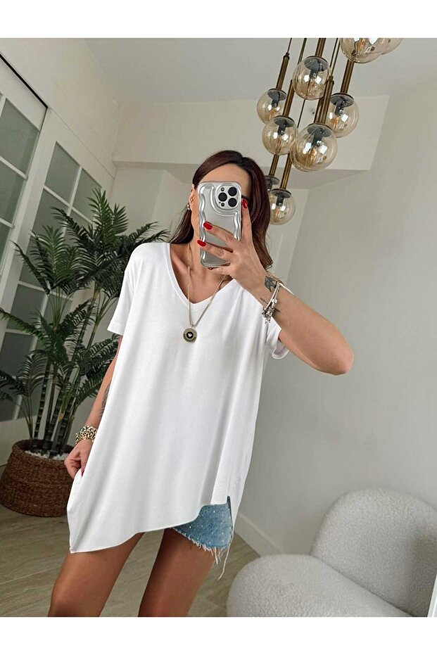 Asymmetrical Cut Ring Viscose New Season