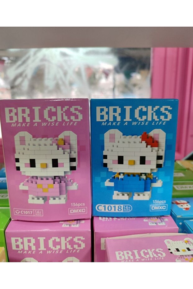 Hello Kitty Bricks Yapı Oyuncak 1 ADET - 1