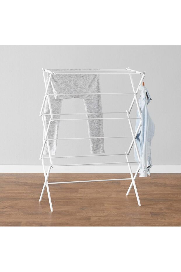 رف غسيل قابل للطي لتجفيف الملابس بالهواء - 3