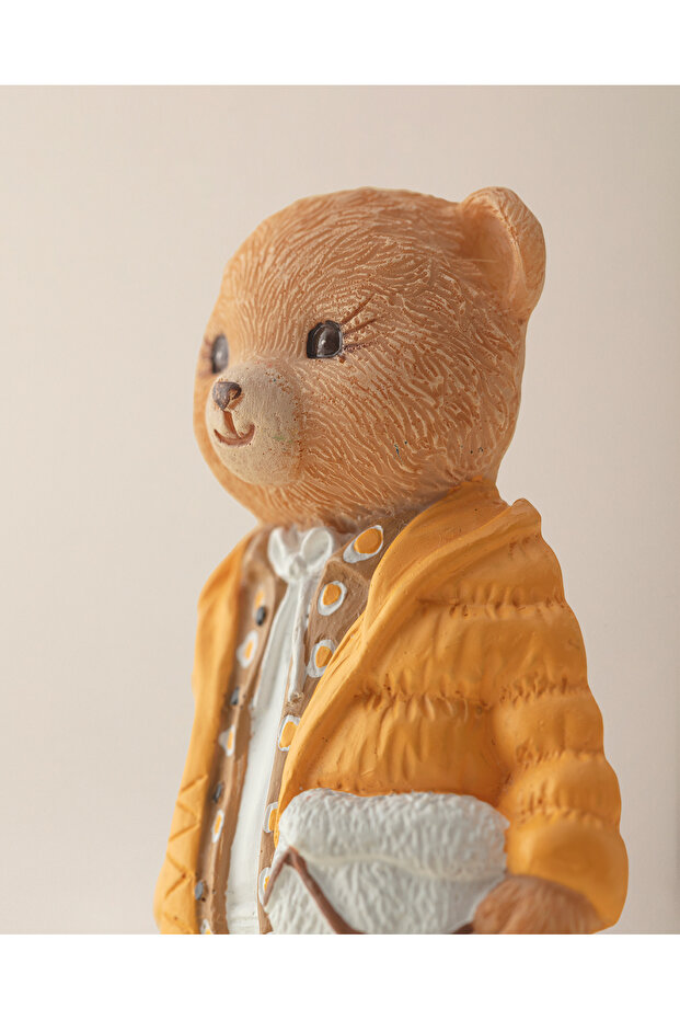 Madelyn Bear Magnet - Sarı - 4x8 cm - 6