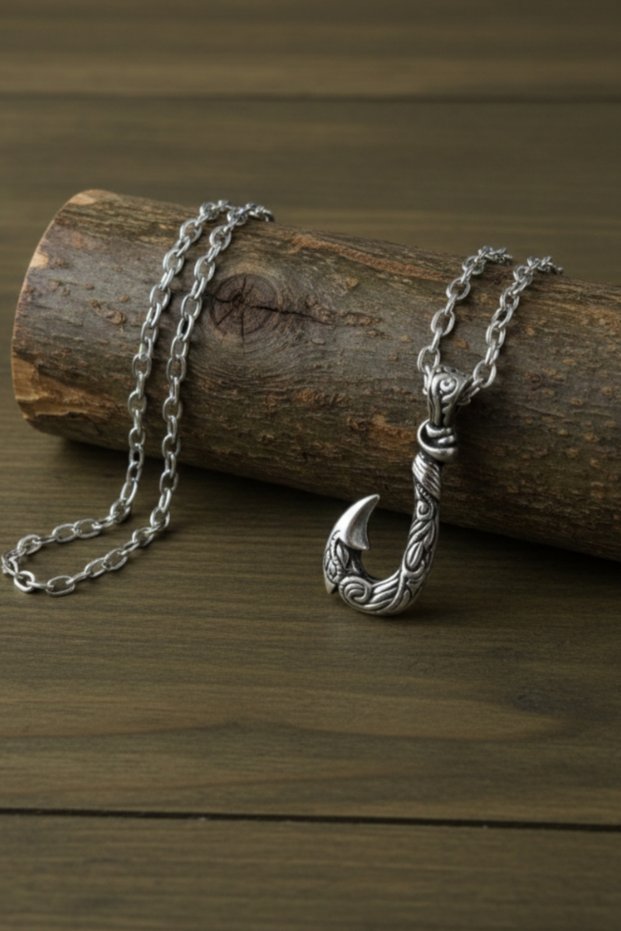 Sailor Hook Design Pendant Men's Necklace Fashion Necklace