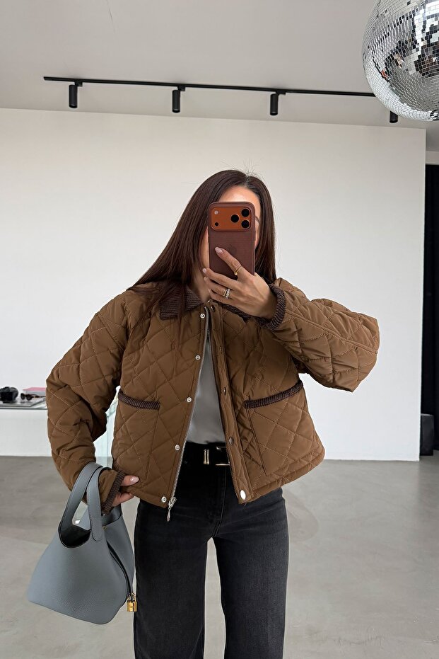 Kapitone Kısa Mont - 1