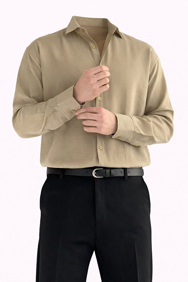Rahat Kalıp Basic Modal Gömlek - 2