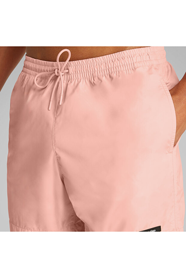 Medium Drawstring Erkek Açık Pembe Mayo - 5