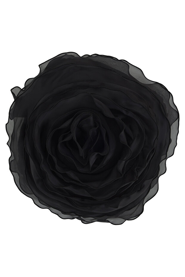 Perna decor ROSE 40cmD negru - 5