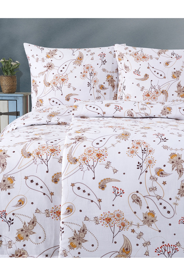 Muslin Duvet Cover | Bürümcük Duvet Cover | Muslin Duvet Cover Set Double Size Liselotte | Without Sheets