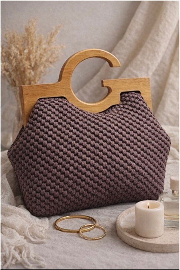 Marka Model Hasır Çanta - 1