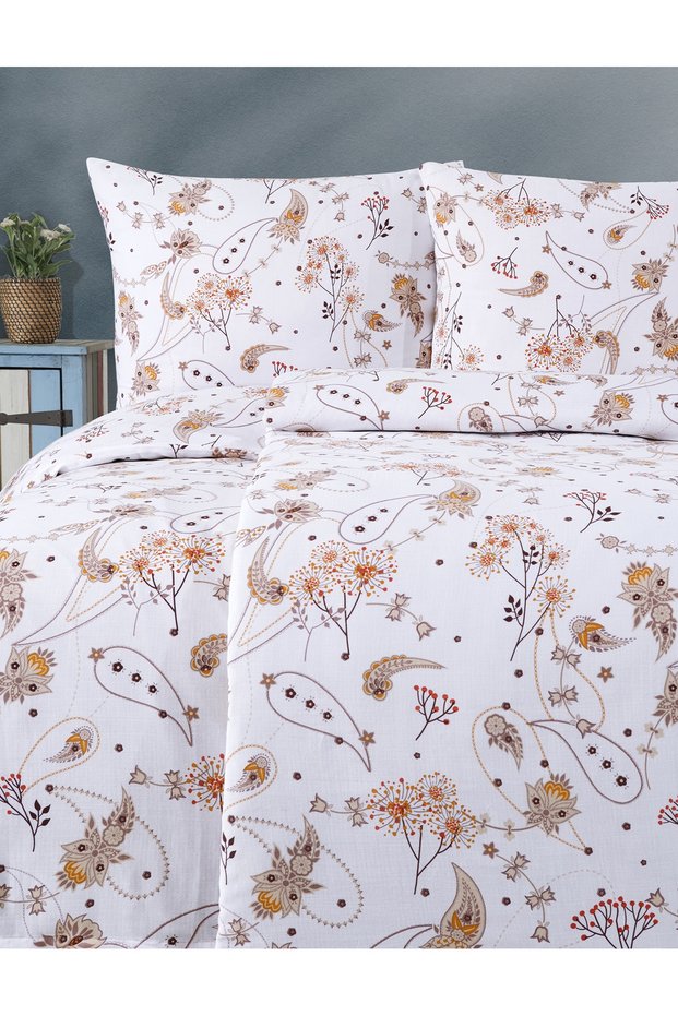 Muslin Duvet Cover | Bürümcük Duvet Cover | Muslin Duvet Cover Set Single Size Liselotte | Sheets