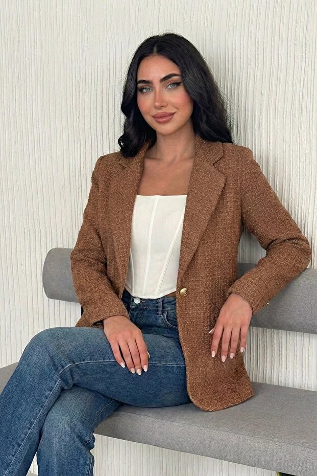 سترة تويد بليزر - 2