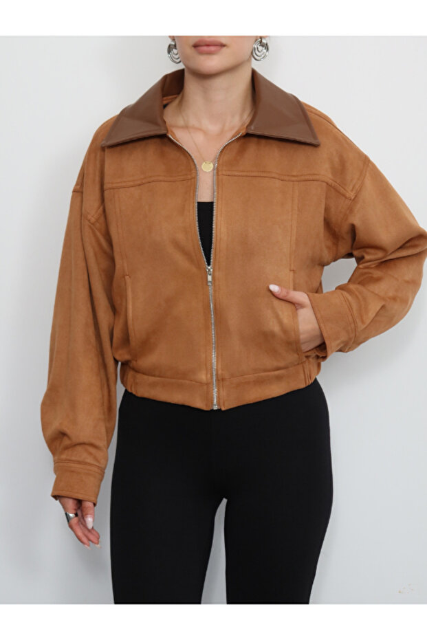 SUNİ SÜET BOMBER CEKET - 3