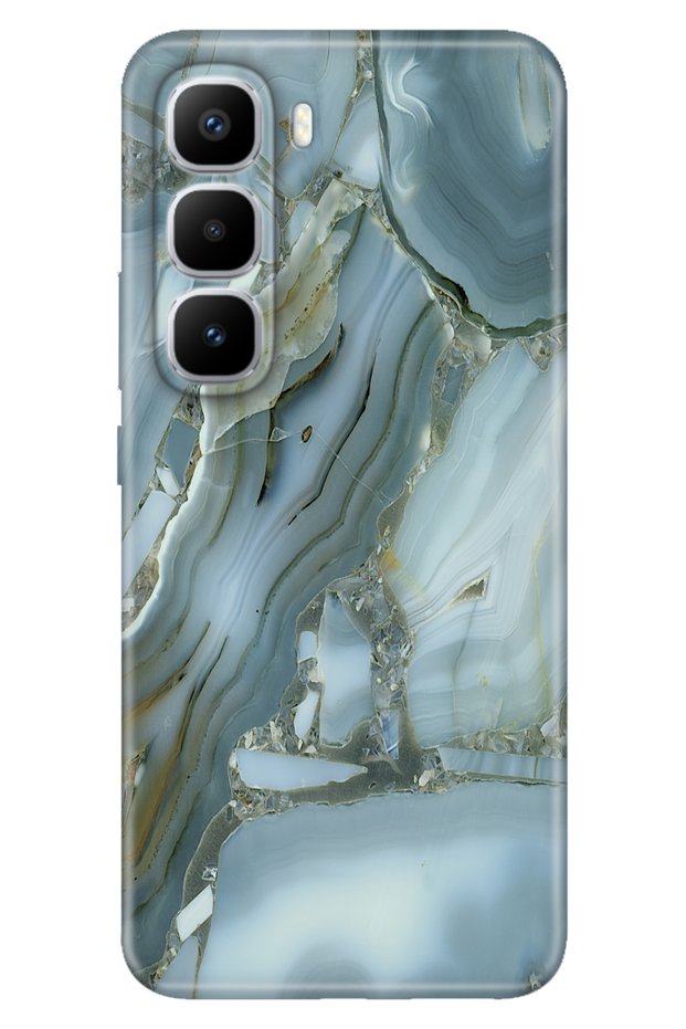 Infinix Hot 60 Pro+ Plus Case Colorful Silicone Printed Tpu Carlo Marble