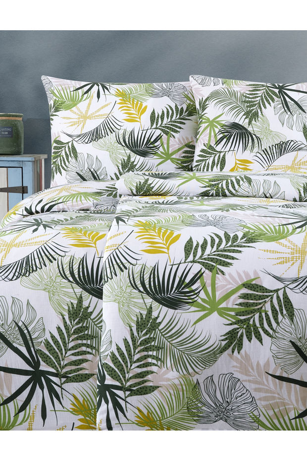 Muslin Duvet Cover | Bürümcük Duvet Cover | Muslin Duvet Cover Set Single Size Tropical | Sheets