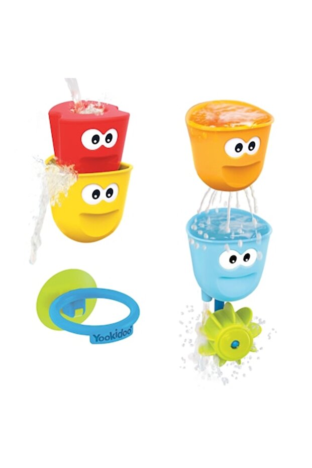 Bath Cups Multicolor, 8 months - 1